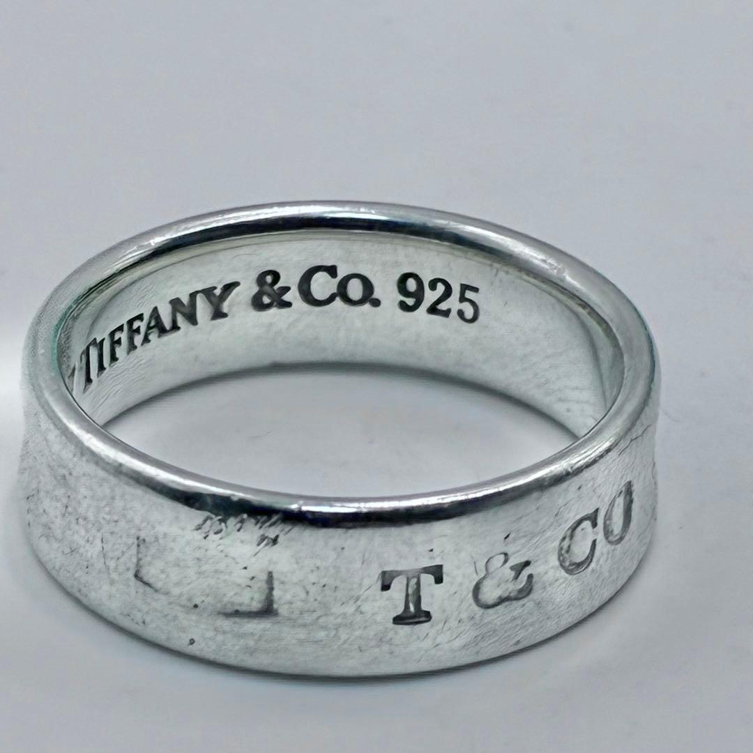 【大きいサイズ】ティファニー ナローリング 21号 シルバー メンズ 希少