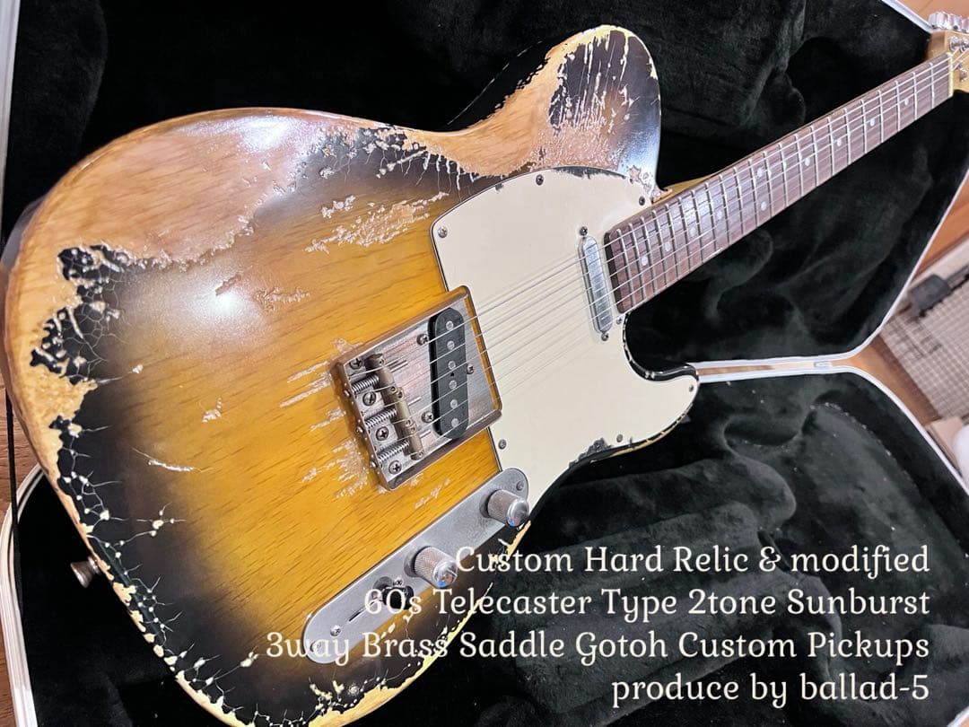 ⭐︎ハードレリック 60sテレキャスタータイプ サンバースト⭐︎