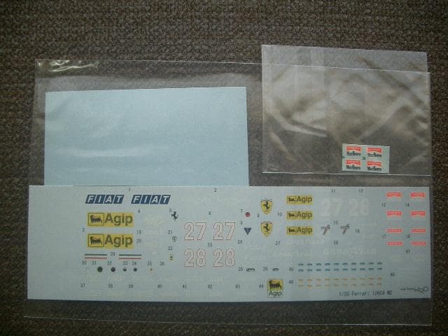 1/20 モデルファクトリーヒロ フェラーリ 126C4 ベルギーGP マルボロ