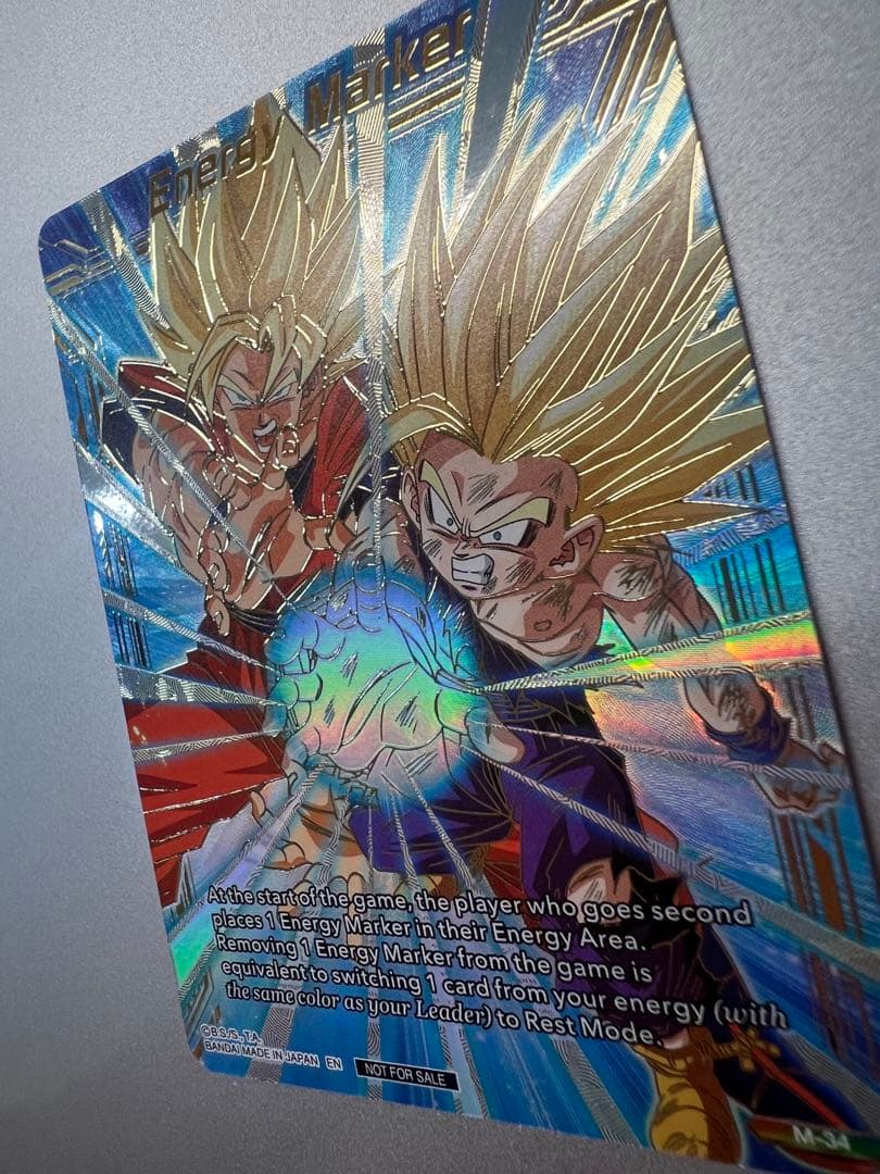ドラゴンボール超カードゲーム　大会プロモ　エナジーマーカー　孫悟飯M-34 英語