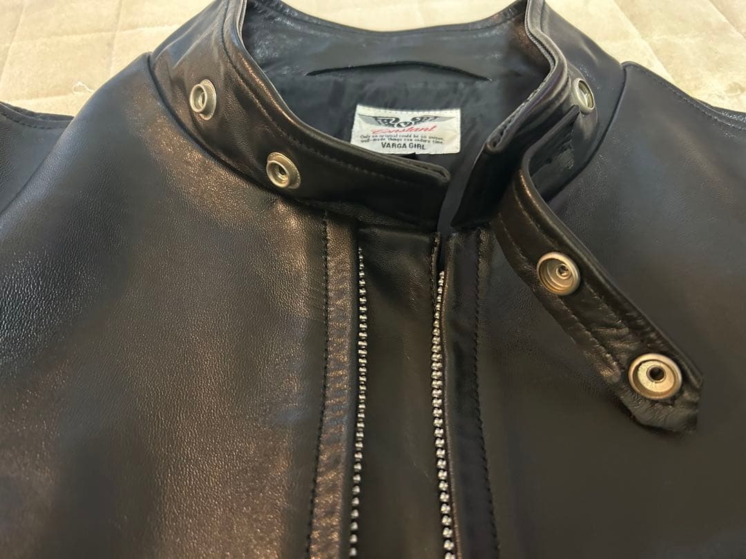 VARGA GIRL★シングルライダースジャケット★サイズ38★馬革