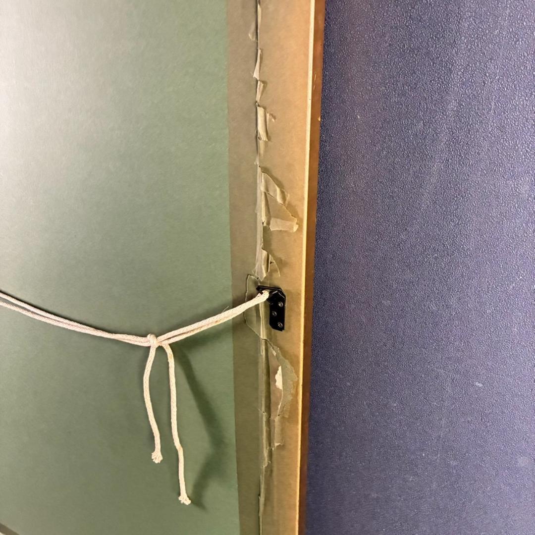 ピエール・ボンコンパン「テーブルクロスの静物」リトグラフ 大作 直筆サイン入り