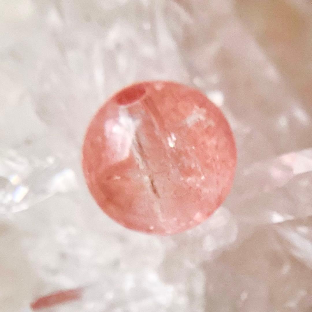 天然石★ブレスレット ストロベリークォーツ ♪ 359