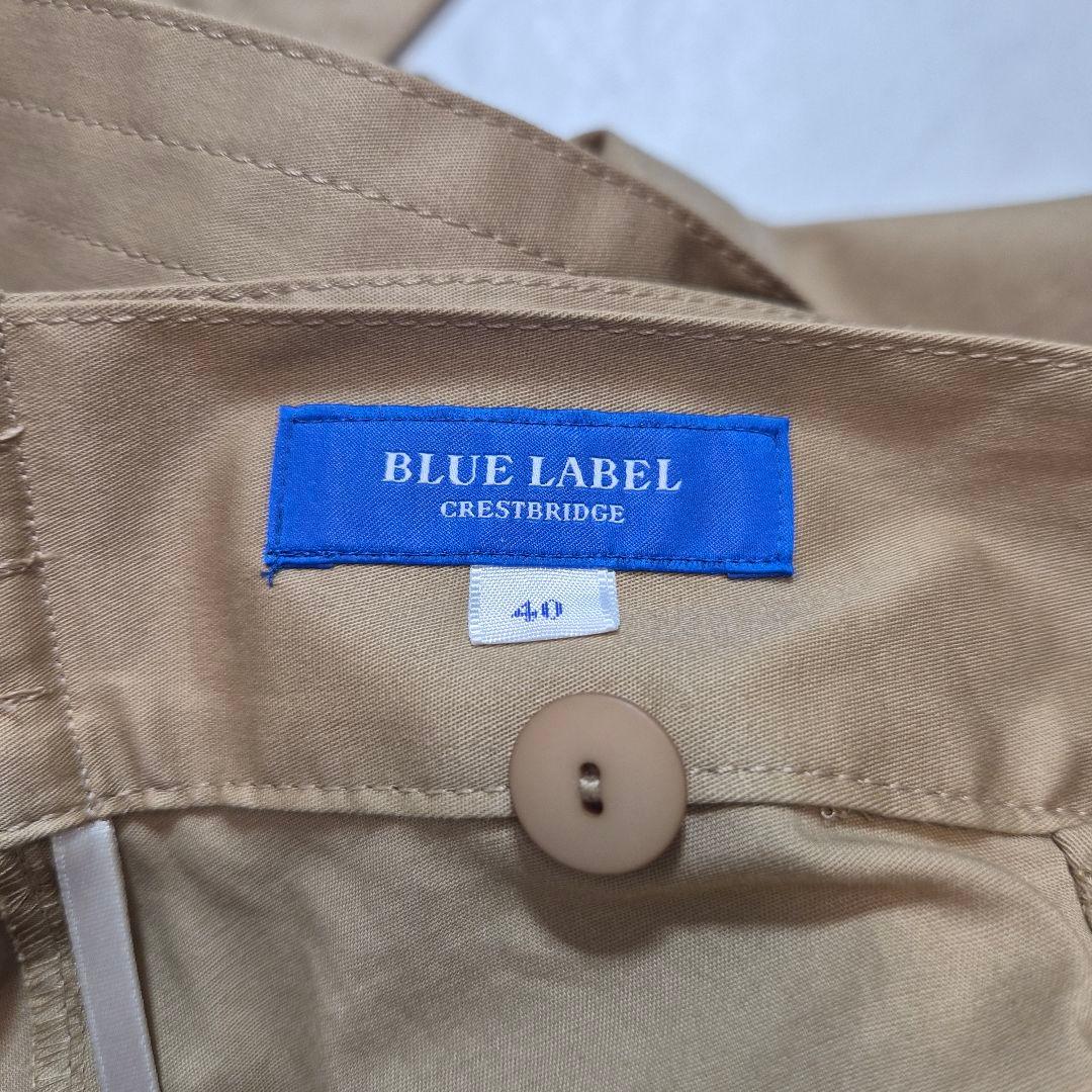 【タグ付き】BLUE LABELCRESTBRIDGEクリアソフトツイルスカート