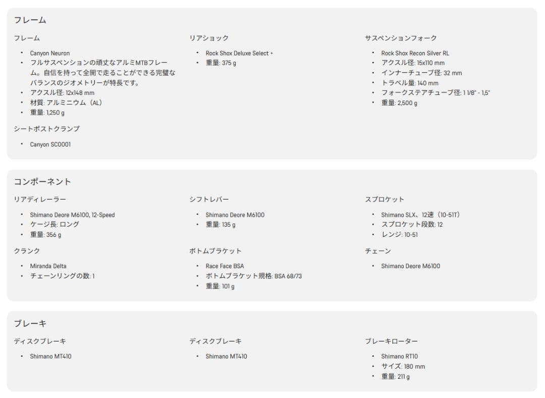 Canyon neuron5 Mサイズ