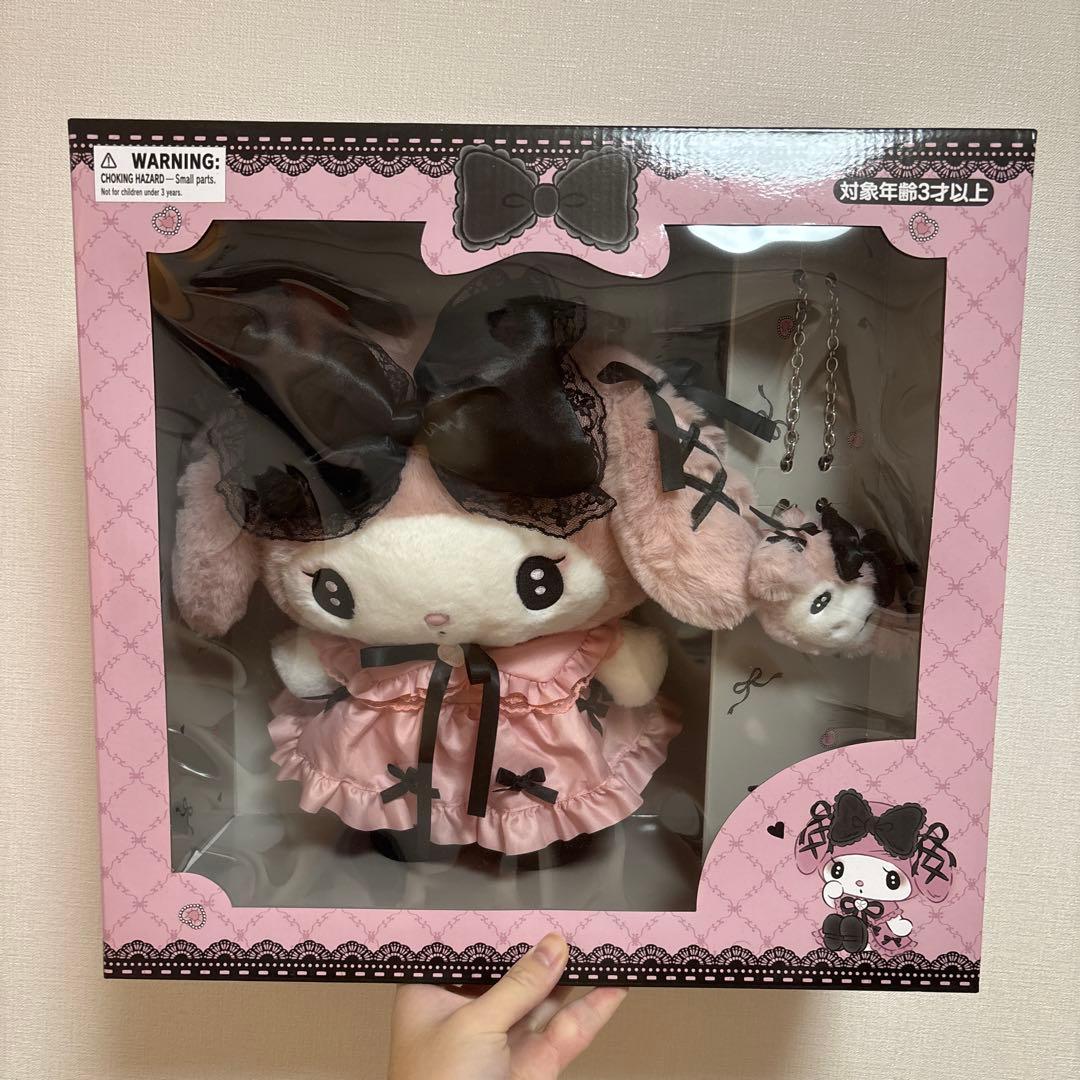 真夜中のメロクロ　マイメロディ　DXぬいぐるみ　バッグチャーム　サンリオ　箱入