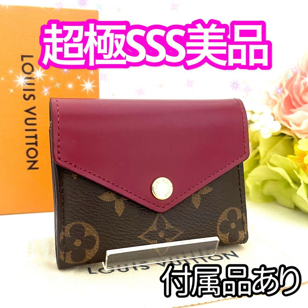 ポルトフォイユゾエ フューシャ ルイヴィトン モノグラム コンパクト財布