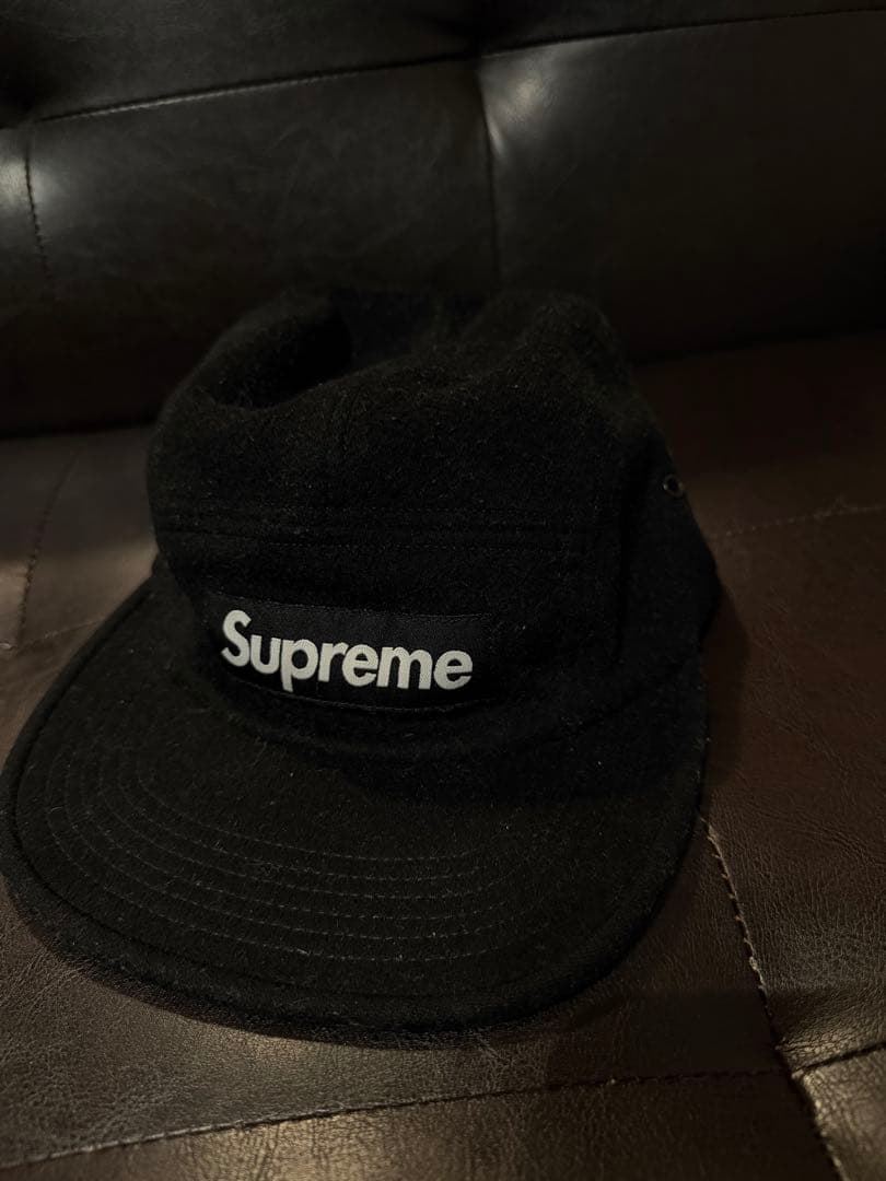 Supreme ブラックキャップ バックル式