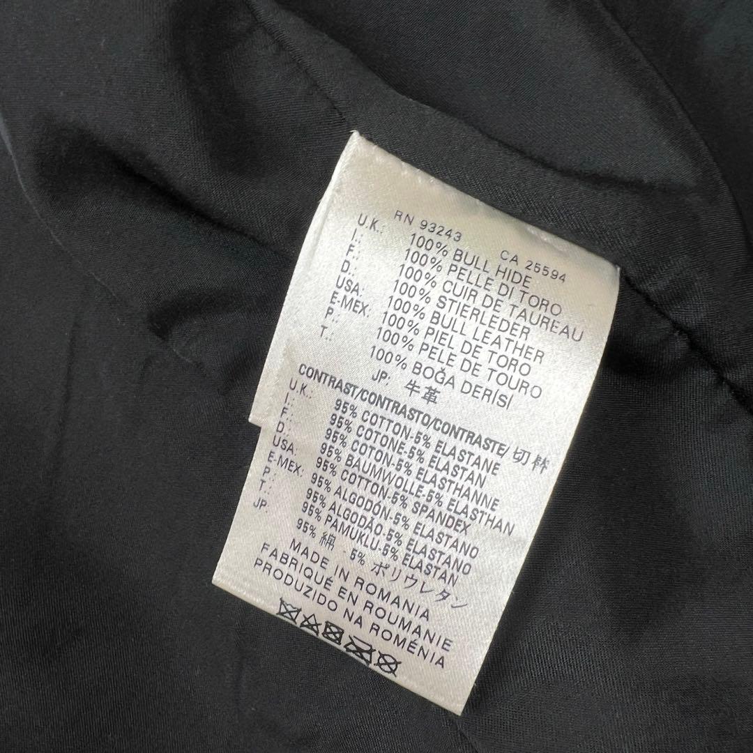 ジャケット・アウター DIESEL BLACK GOLD leather riders jacket