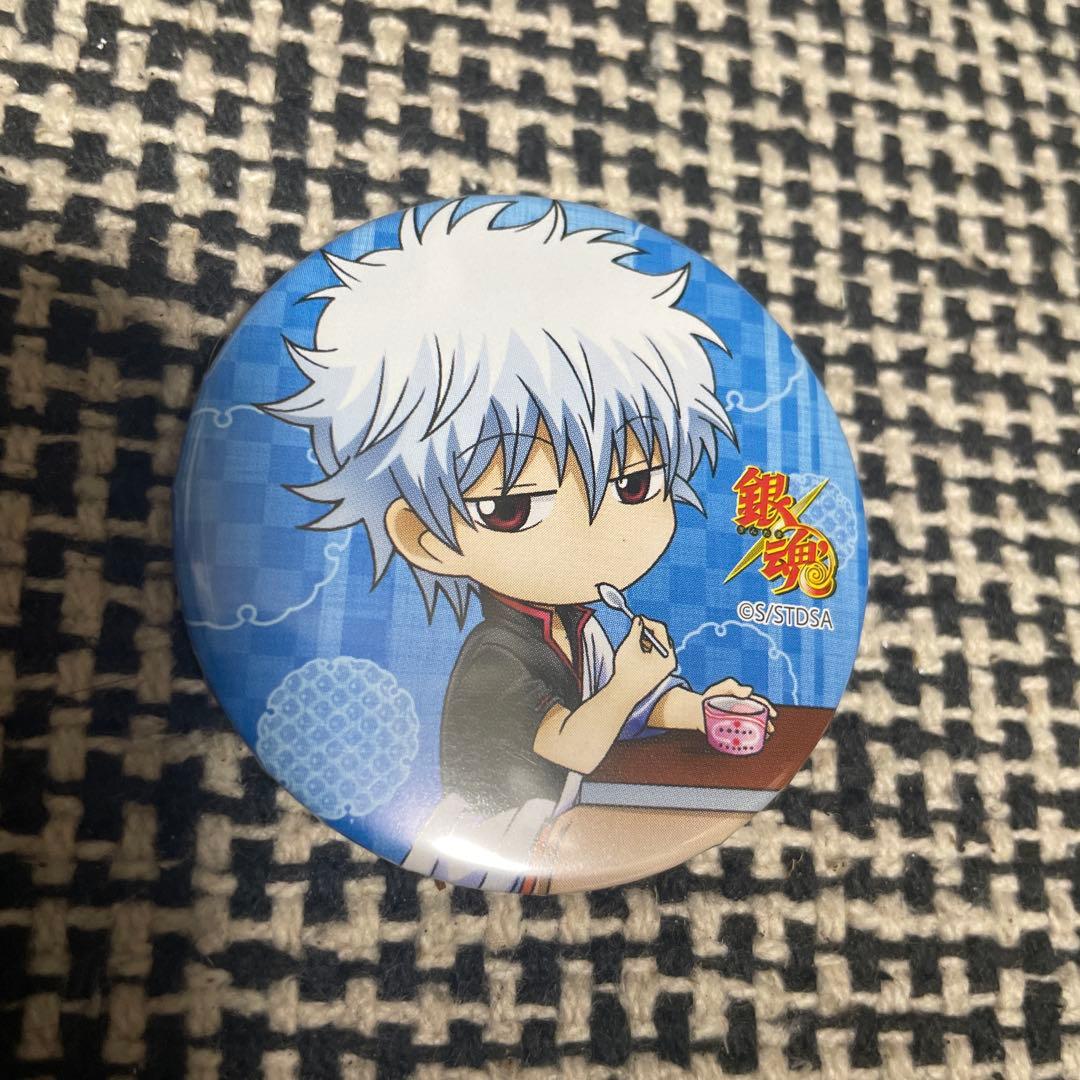 希有 美品 2009 銀魂 坂田銀時 缶バッジ
