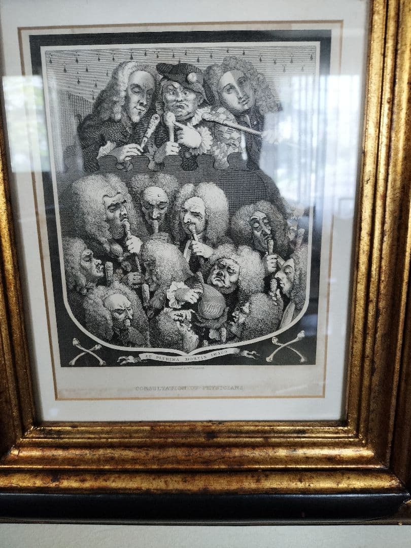 イギリスアンティークホガースの版画