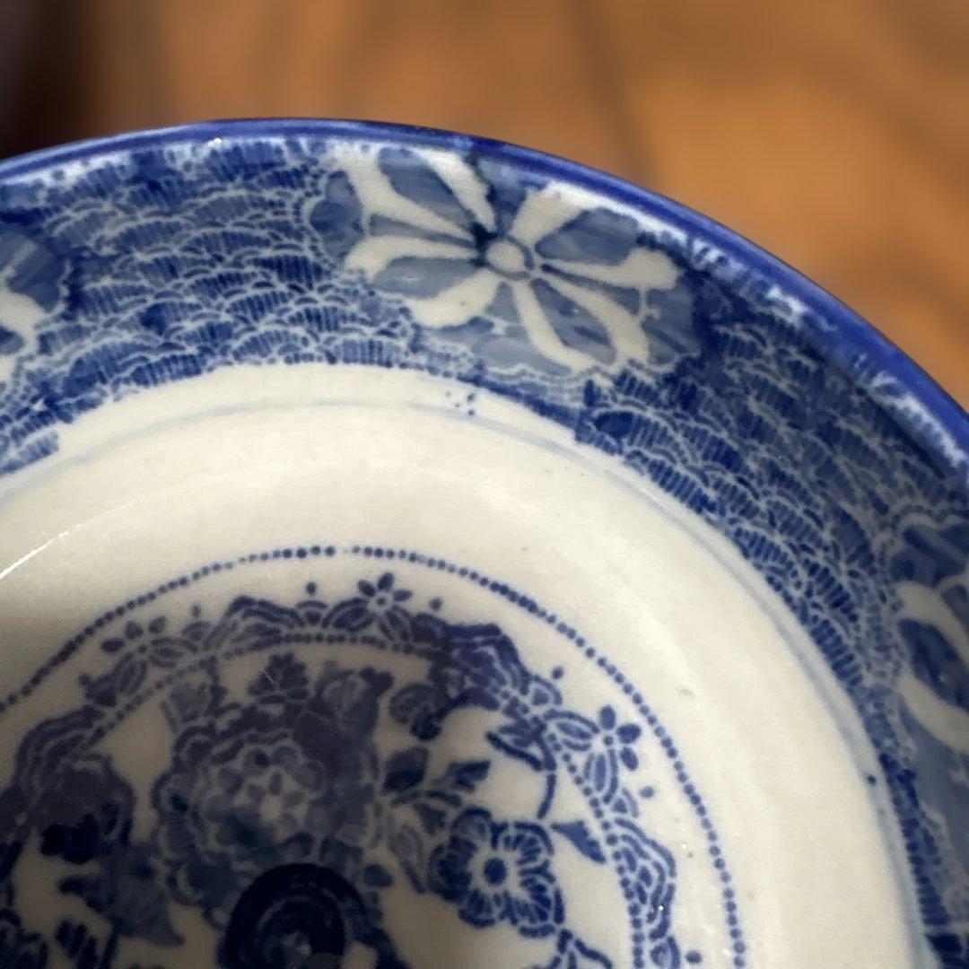 明治　印判の大きめなます皿（鉢）　骨董のある暮らし