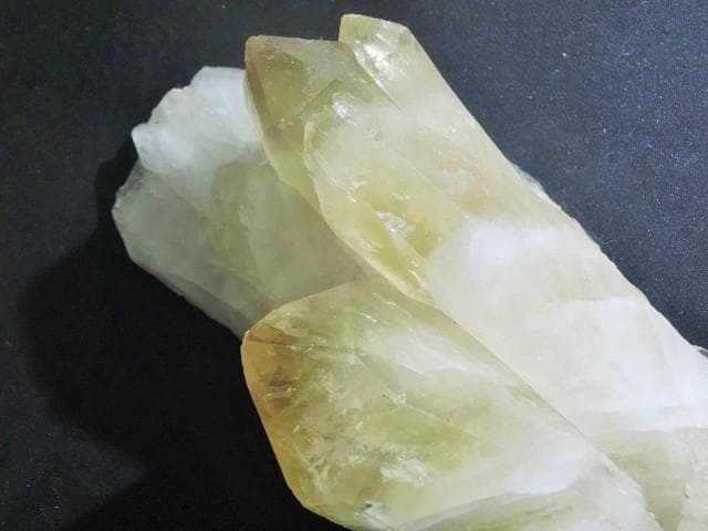 【非加熱 シトリン 】クラスター ナチュラル 原石 タントリックツイン