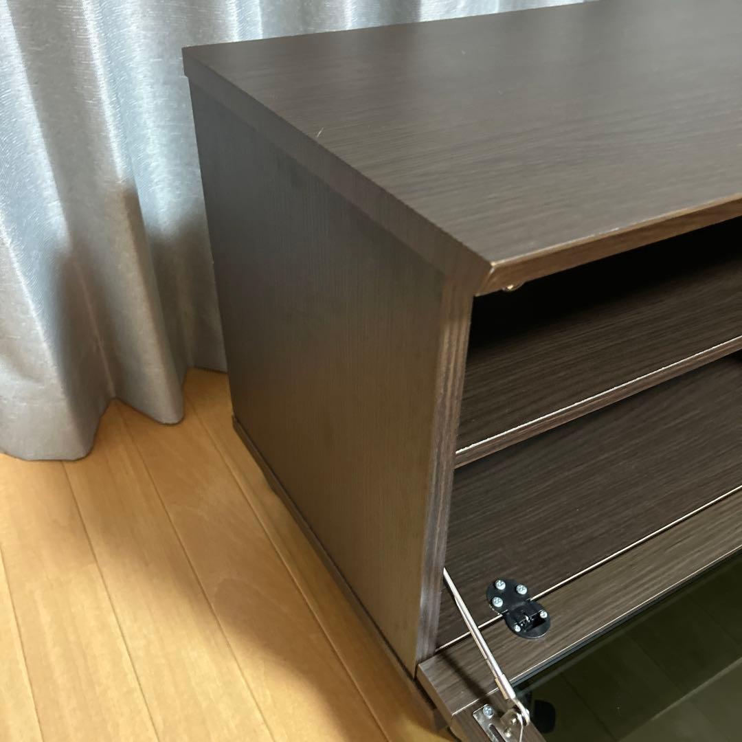 ニトリ　テレビ台　木目調　ブラウン　ローボード　ダイス　120cm