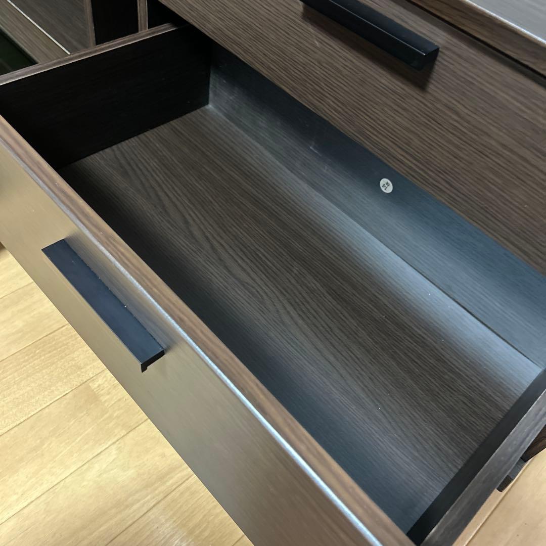 ニトリ　テレビ台　木目調　ブラウン　ローボード　ダイス　120cm