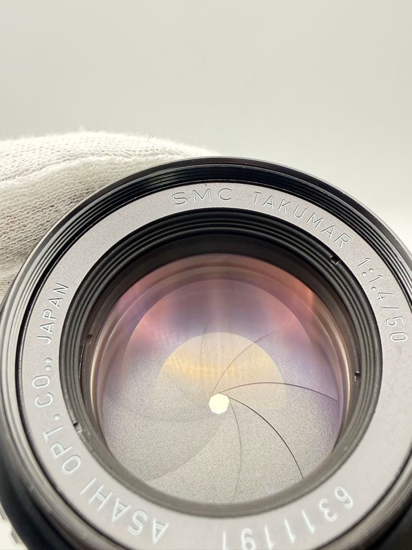 [美品]Pentax SMC TAKUMAR 50mm F1.4 M42