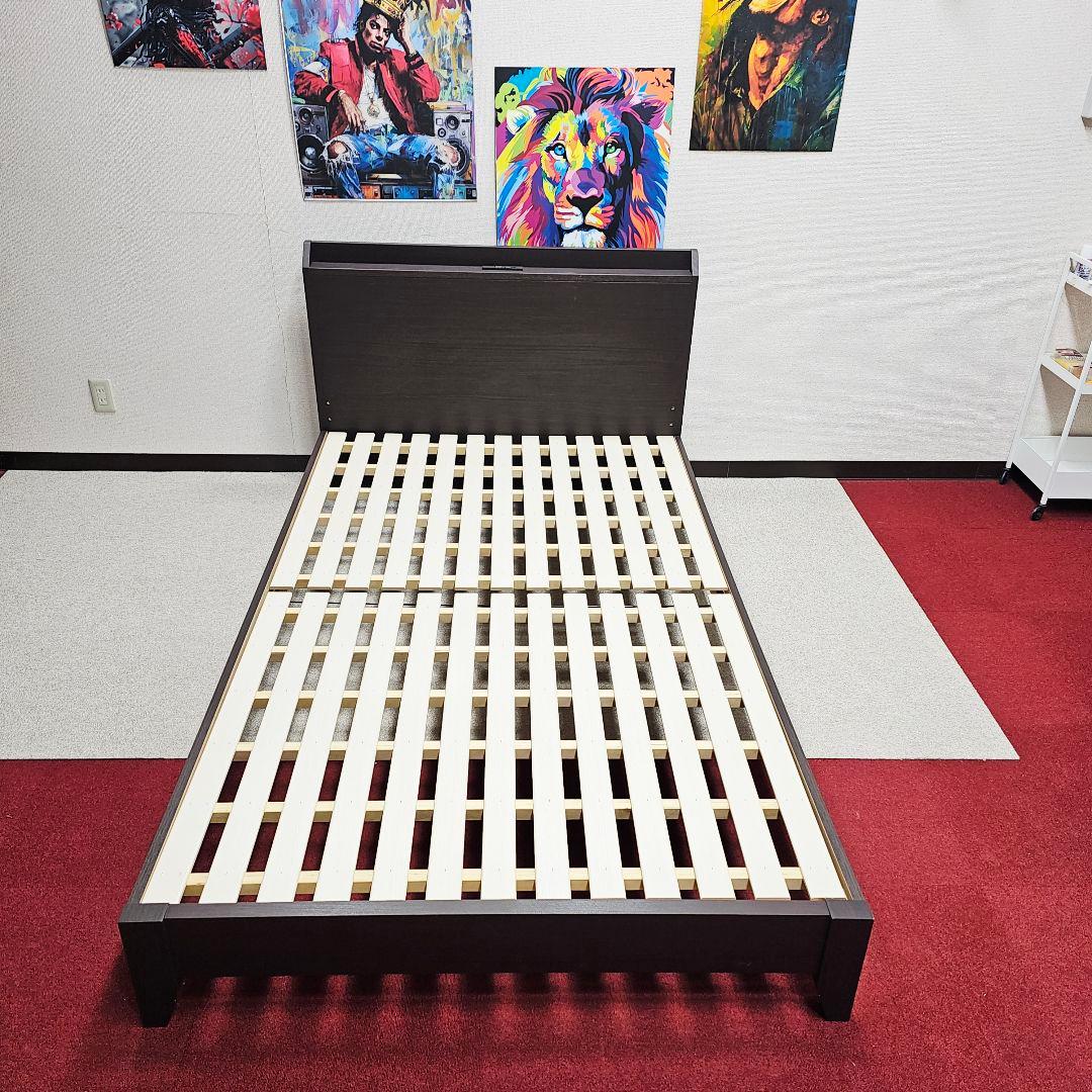 セミダブルベッド+マットレス semi-double 東京23区への無料配送