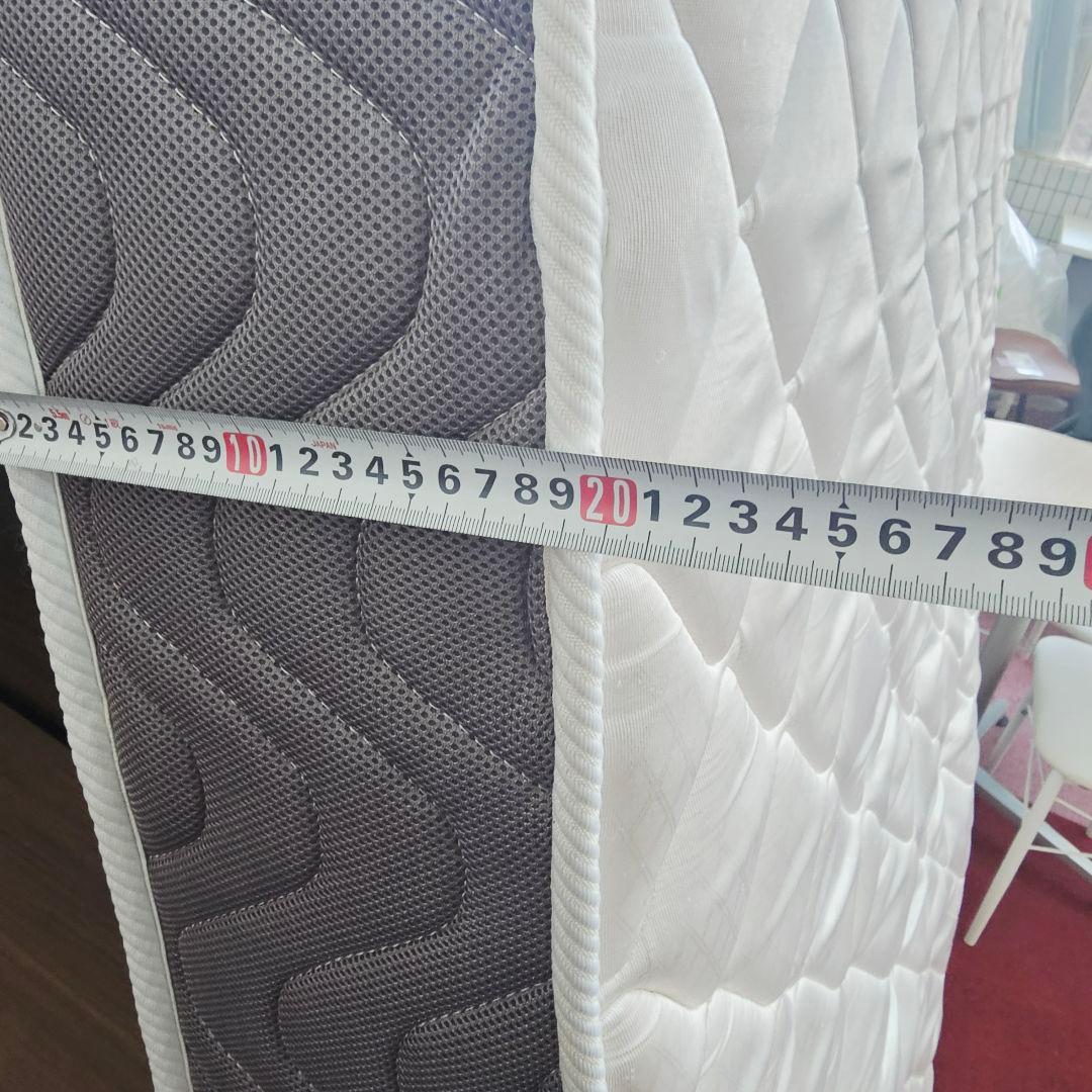 セミダブルベッド+マットレス semi-double 東京23区への無料配送