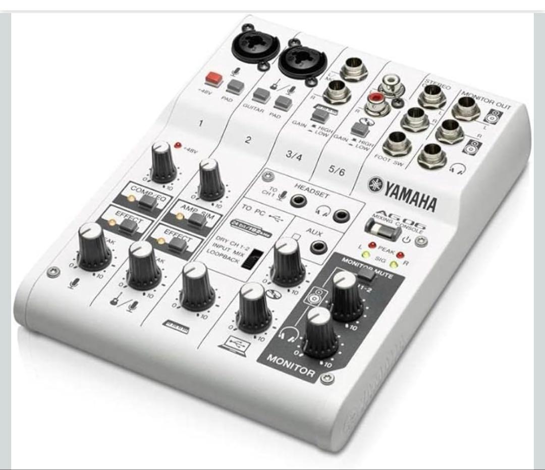 YAMAHA AG06 オーディオインターフェース