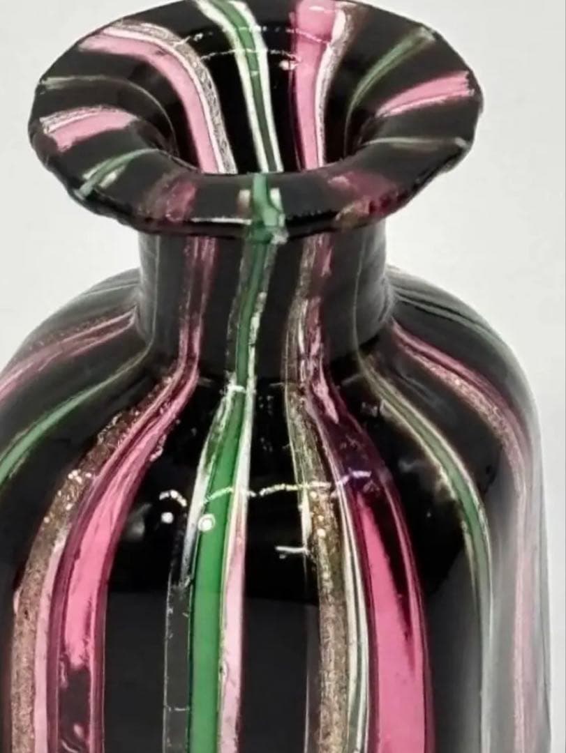 【高級~香水瓶】欧州金彩ガラス作品・パフュームボトル・アンティーク1900年代物