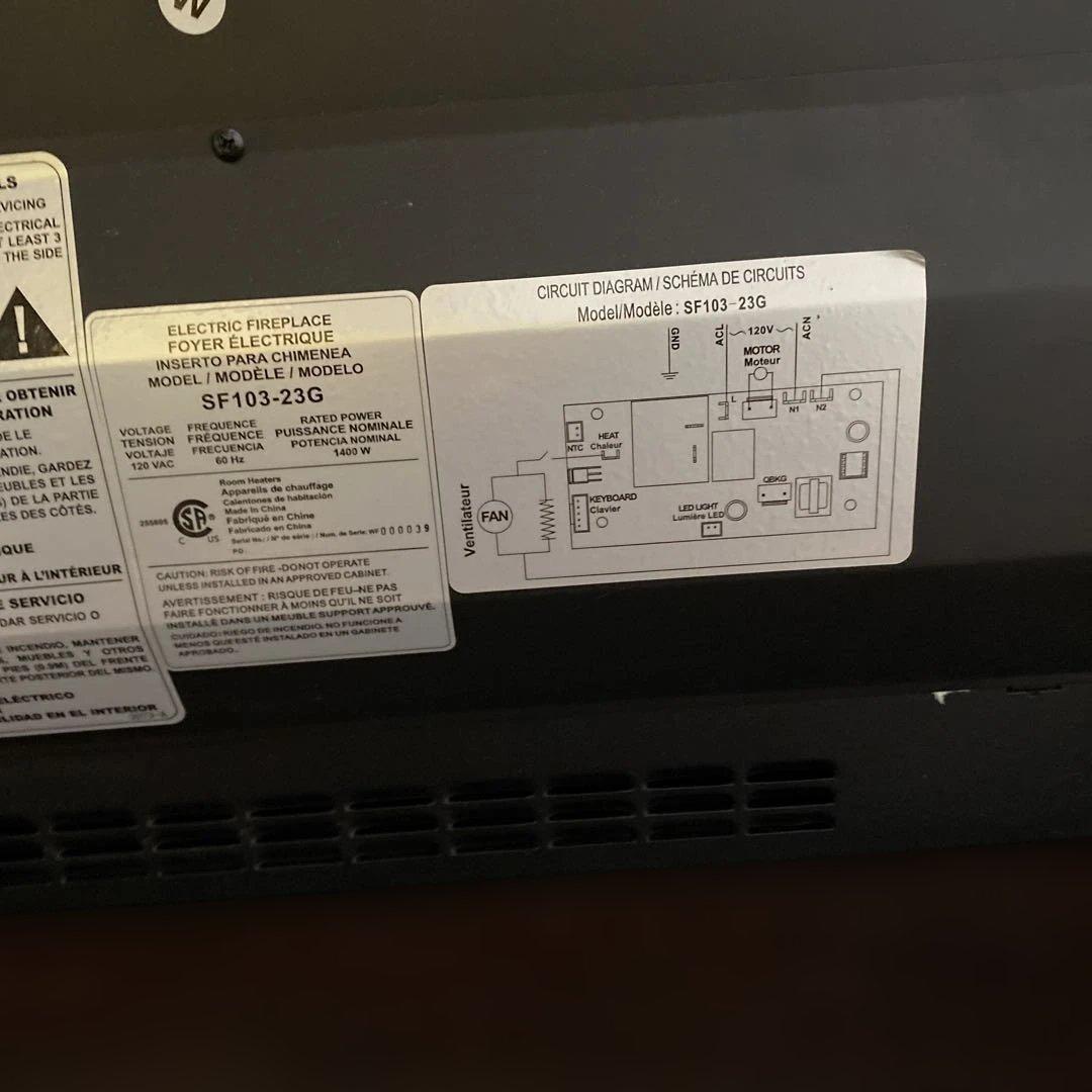 USA製電気暖炉ストーブ