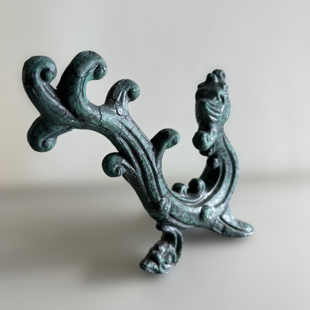 中国 古美術 鋳物 金属工芸 華龍 置物 龍置物 竜置物