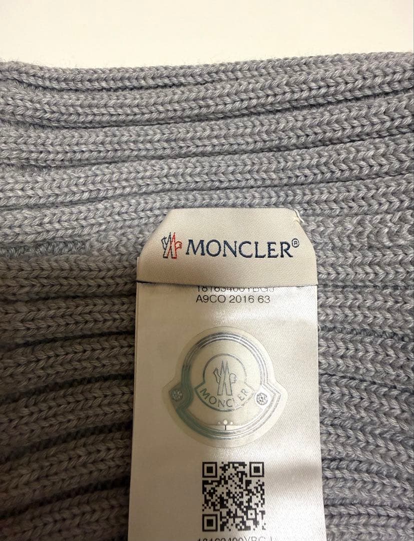 Moncler モンクレール レディース ニット帽 ニットキャップ グレー