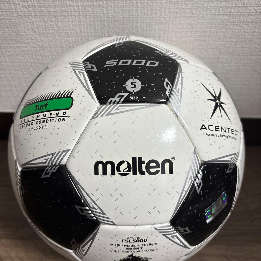 新品未使用モルテン サッカーボール5号球 ペレーダ5000芝用 F5L5000⑥