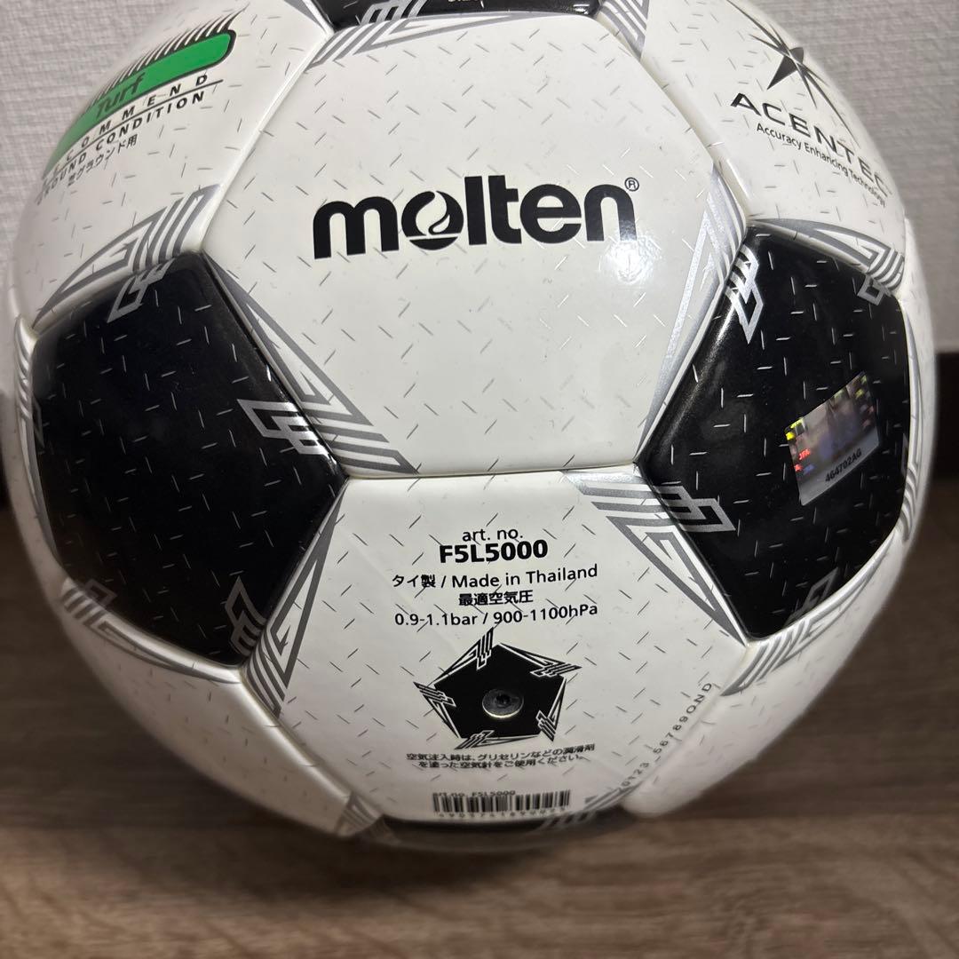 新品未使用モルテン サッカーボール5号球 ペレーダ5000芝用 F5L5000⑥