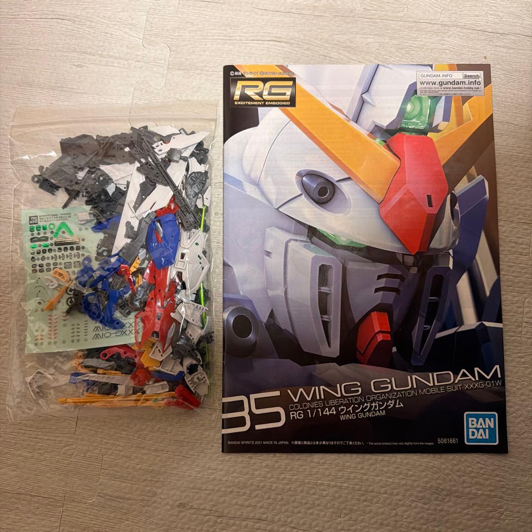 RGウイングガンダムゼロ　素組み　他　トールギス　エピオン