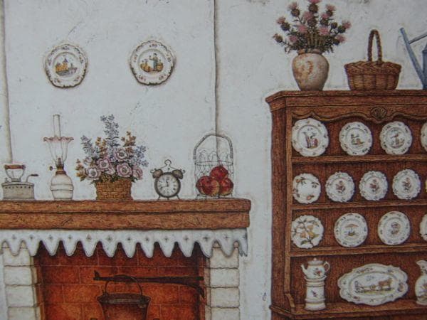 円池 茂 【姉妹・雪の降る費】 希少画集画、状態良好、新品高級額装付