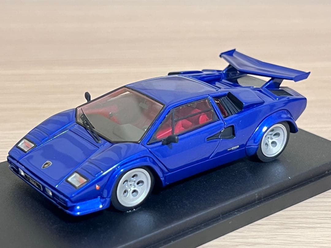 【美品】MRコレクション1/43 ランボルギーニ カウンタックLP500Sブルー