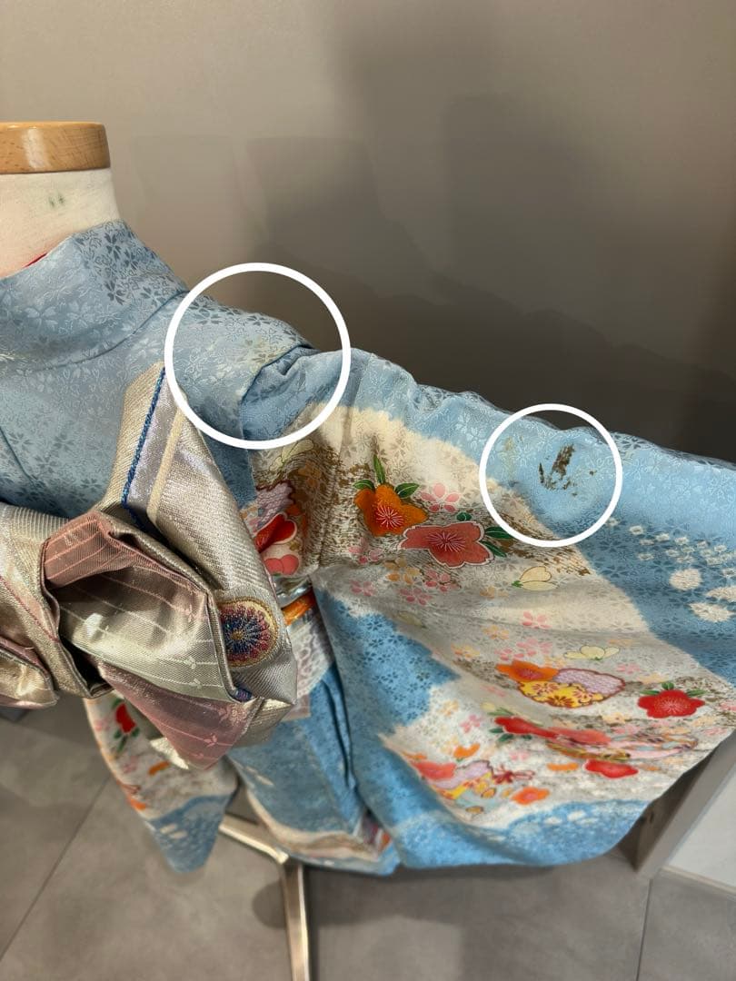 正絹　絞り　高級着物セット　7歳