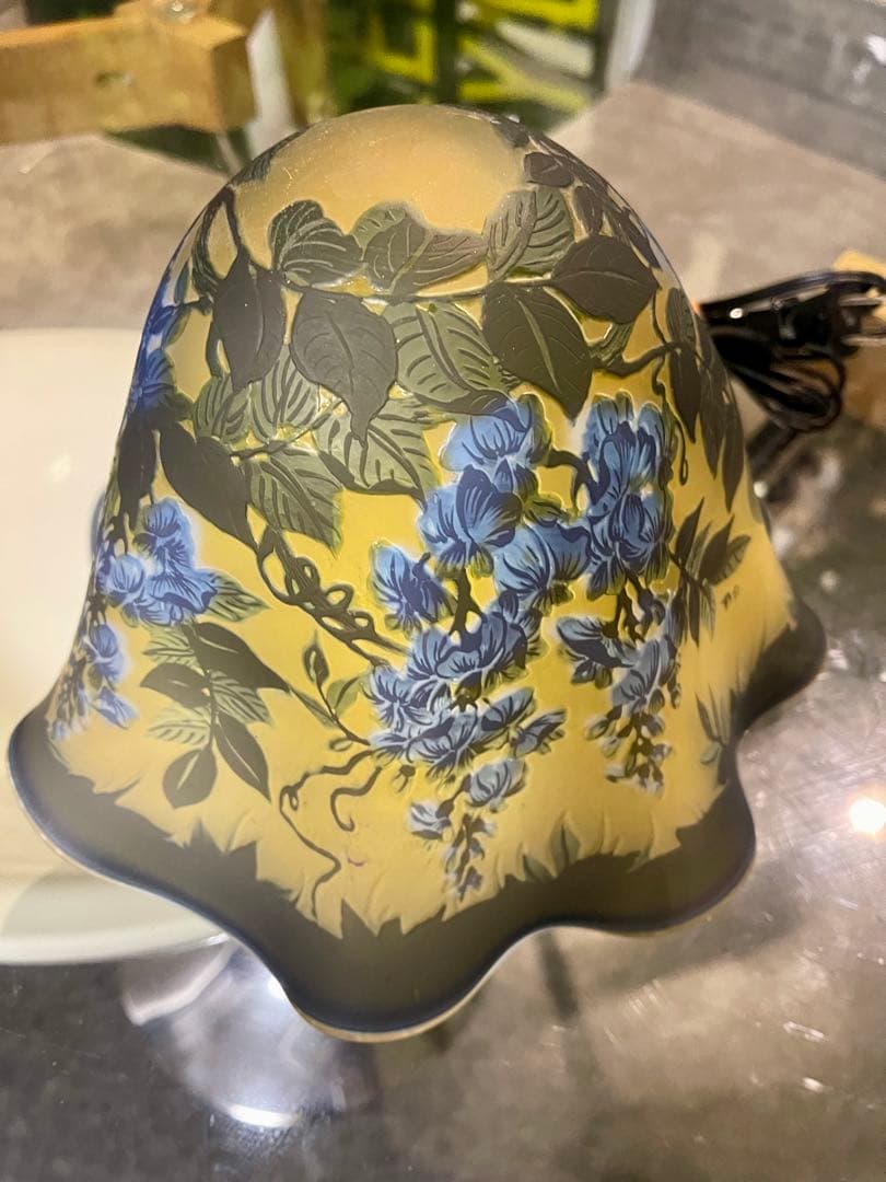 エミール ガレ？ ガレ風？ ルームランプシェード アンティーク 美術品