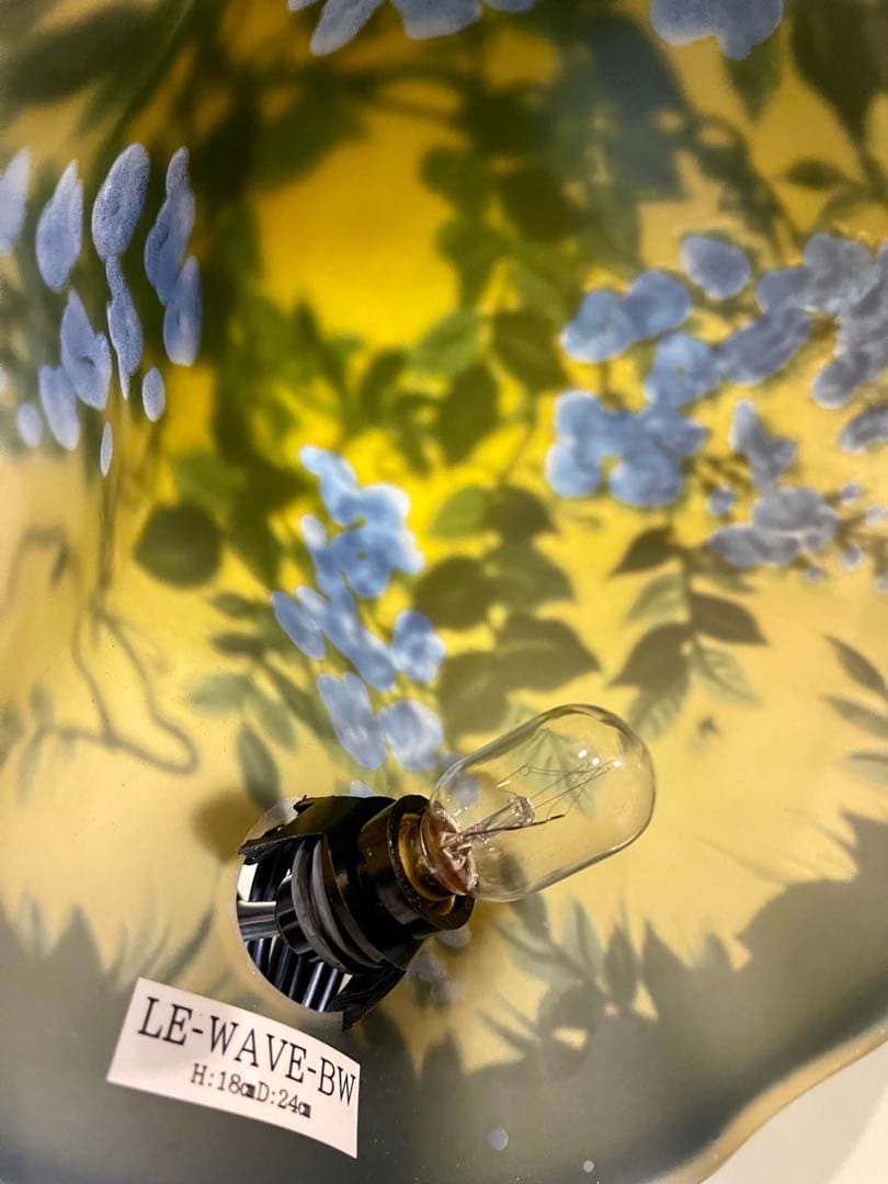 エミール ガレ？ ガレ風？ ルームランプシェード アンティーク 美術品