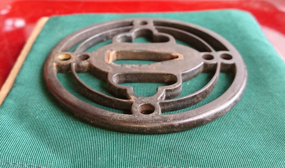 稀少 江戸後期 日本刀 刀鍔