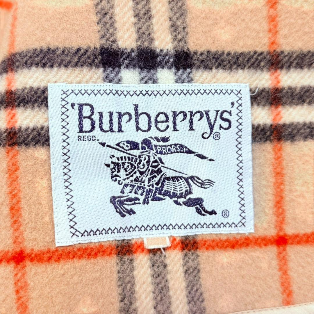 【美品】 Burberry ノバチェック ベージュ ウール チェスターコート