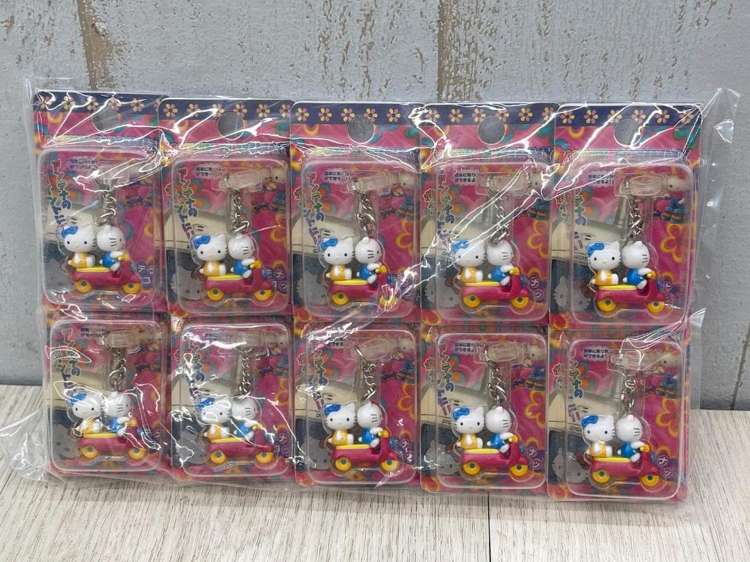 希少 当時物 ハローキティ ミミー アンテナマスコット 7種×10 04年