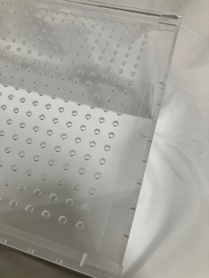 【5box】30×20×15 白底 レプタイルボックス同等　マグネット アクリル