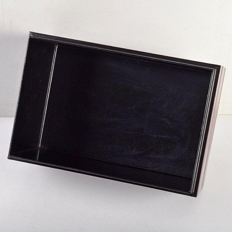 茶道具　利休茶箱　原平作　茶碗　朱塗　棗など　八点　一式　M　R9461