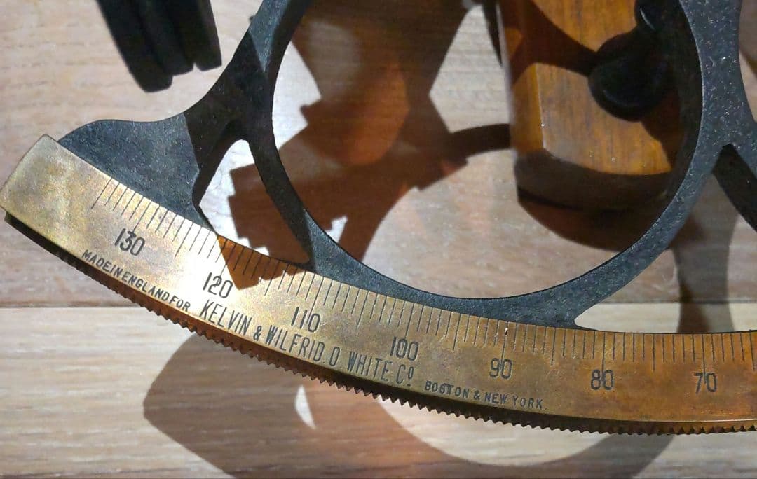 六分儀　アンティーク　真鍮　kelvin＆wilfrid o.white co