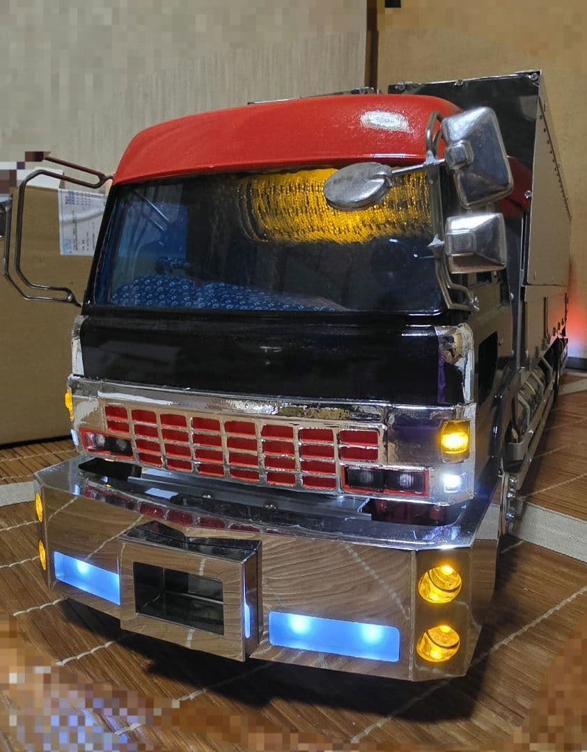 【6月7日まで限定価格】1/14 デコトラ ラジコン 日野 ドルフィン　ムネトラ