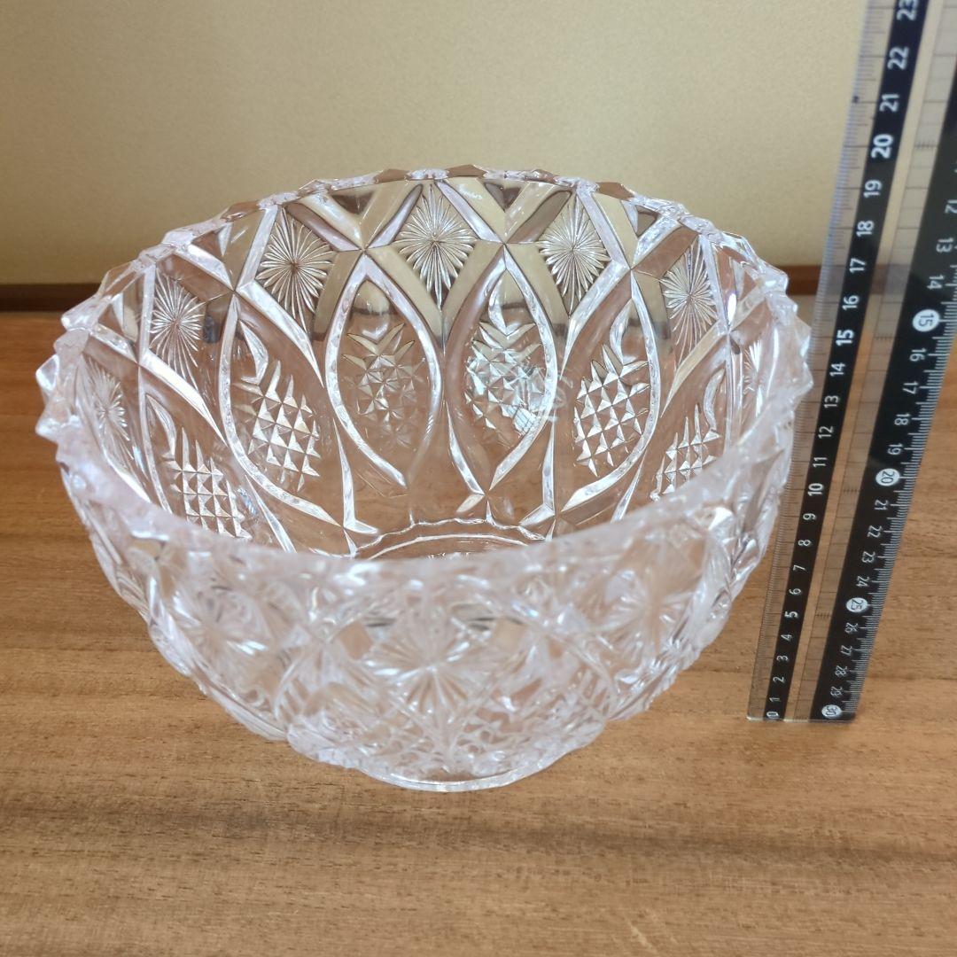 A 356 　義山切子水指・共箱付き　　（新品未使用品）