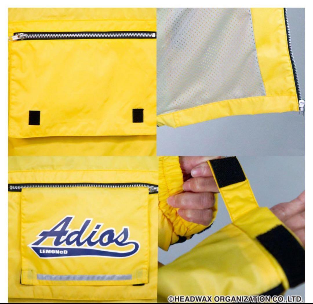hide LEMONed 60th 限定　ラインパーカー　サイズ3 イエロー