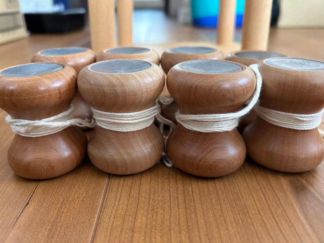 組紐台　組み紐台　組台　丸台 ＋ 組玉　おもり大8個　セット