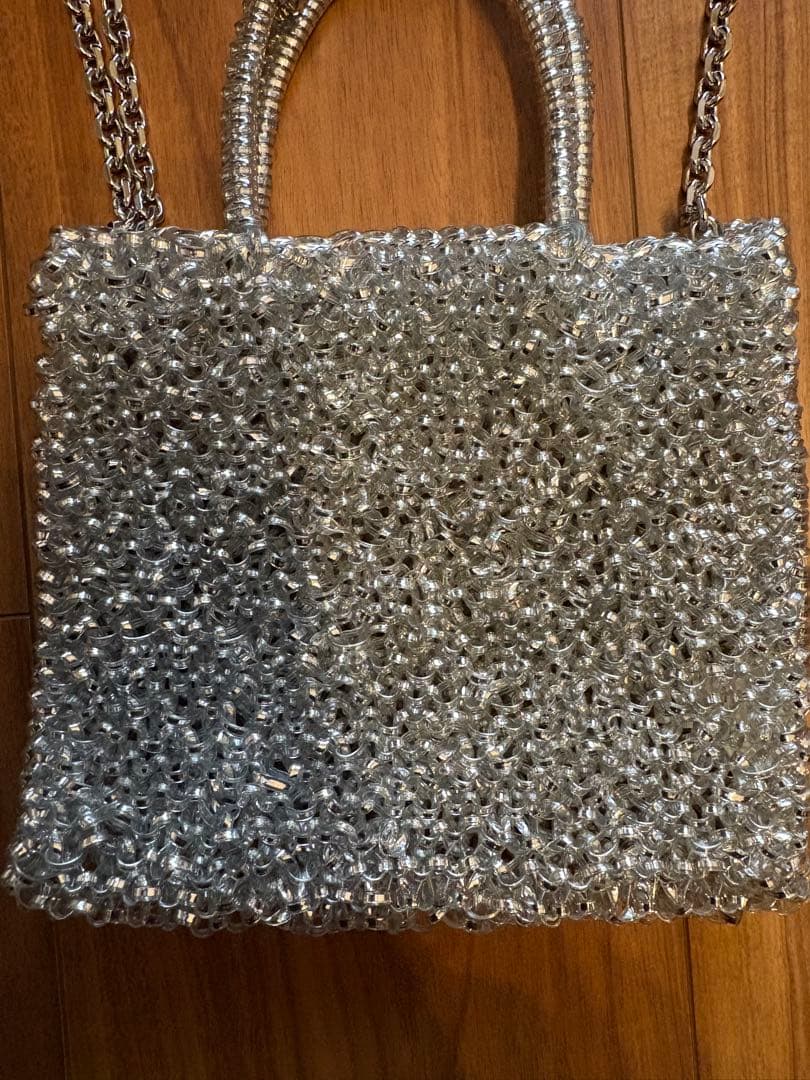 【美品】ANTEPRIMA シルバー ワイヤーバッグ　ミニアトゥーラ