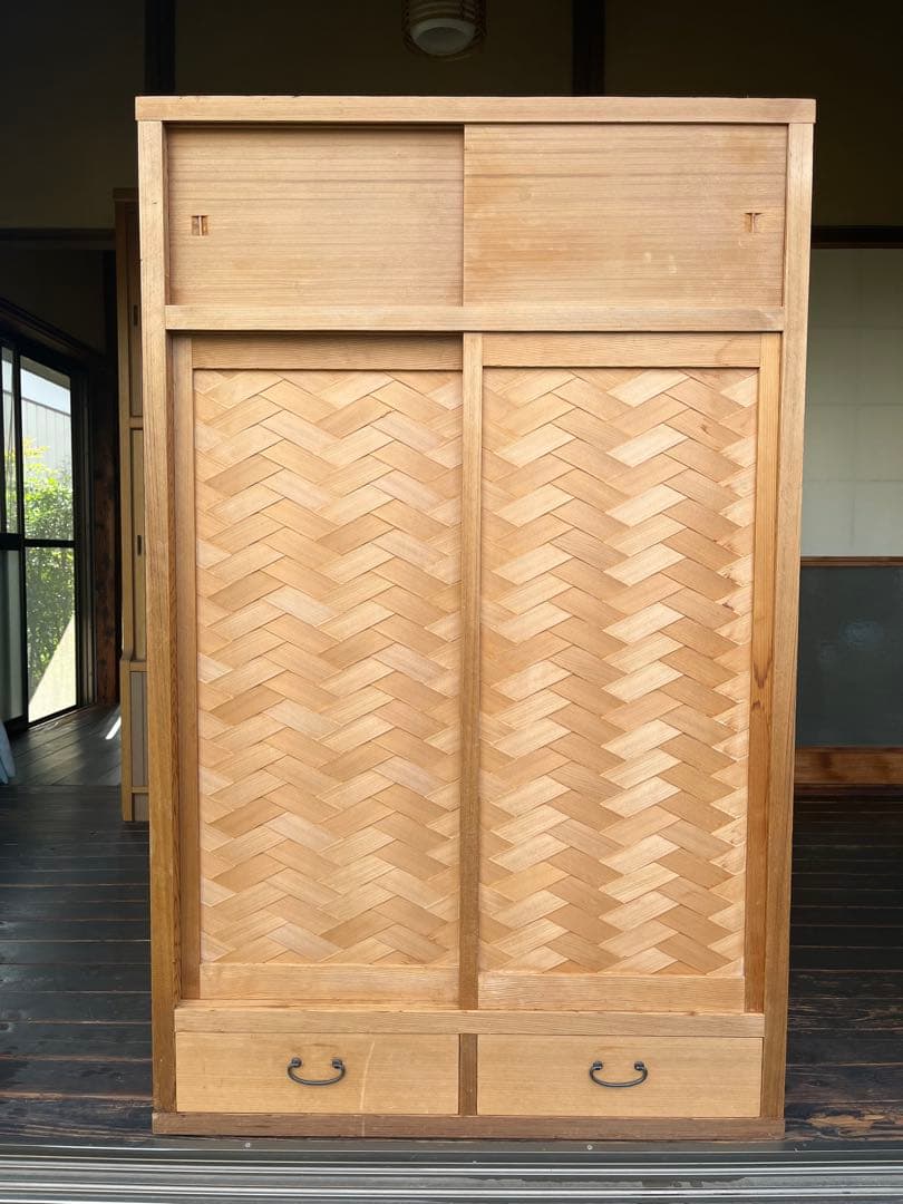 Ai7様　水屋箪笥　茶道具　網代扉