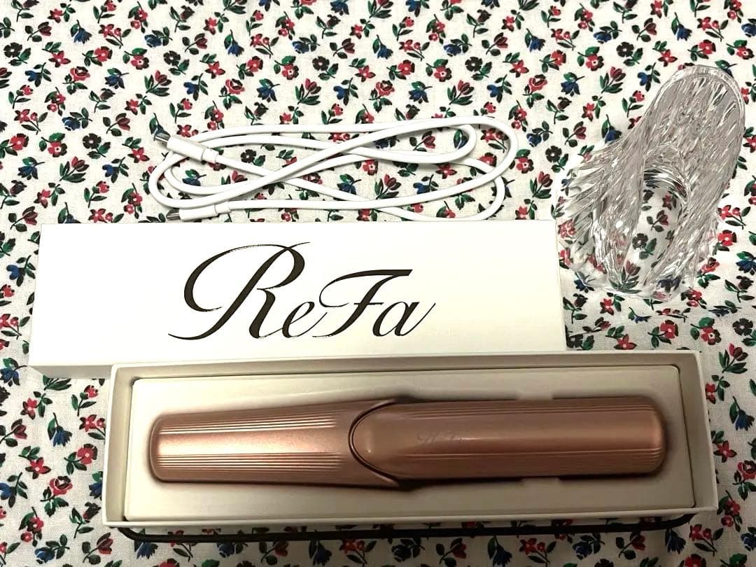売りきり！ReFa リファ フィンガーアイロン ST ピンク 専用ホルダー付き