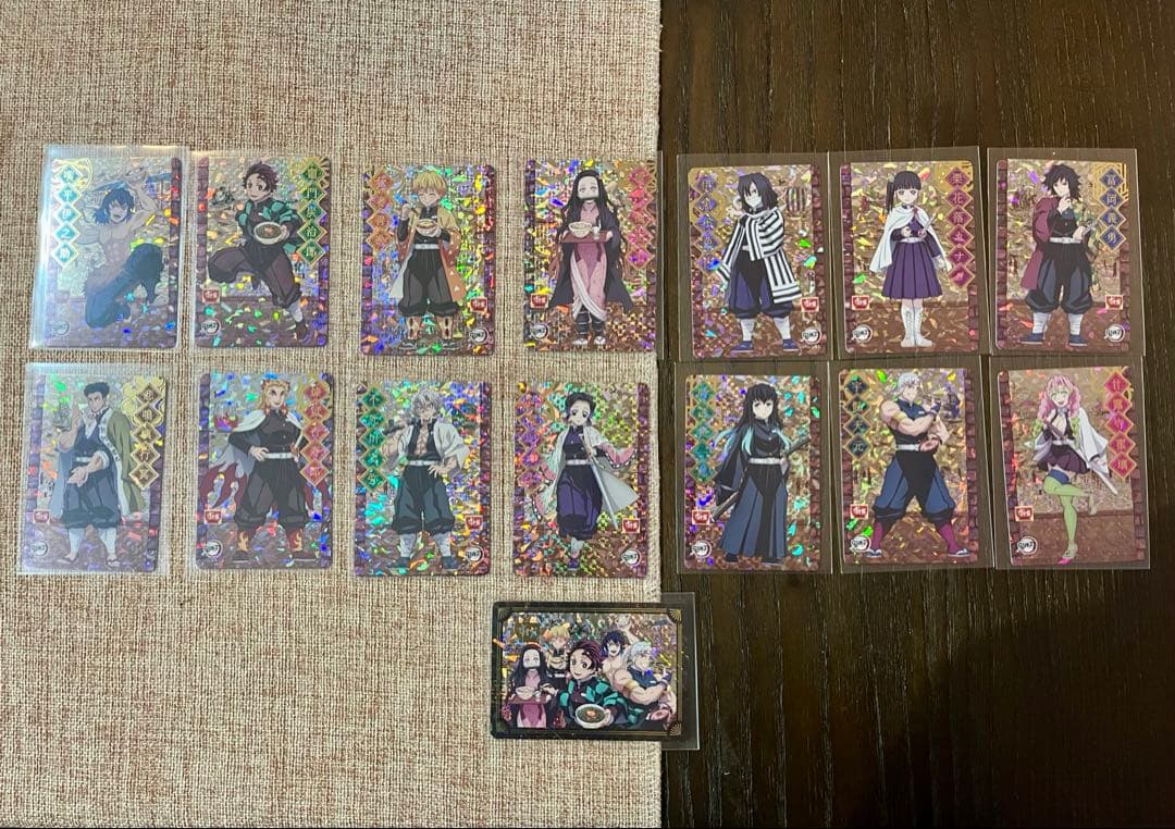 鬼滅の刃　すき家　ホログラムカード　第一弾　全15種セット
