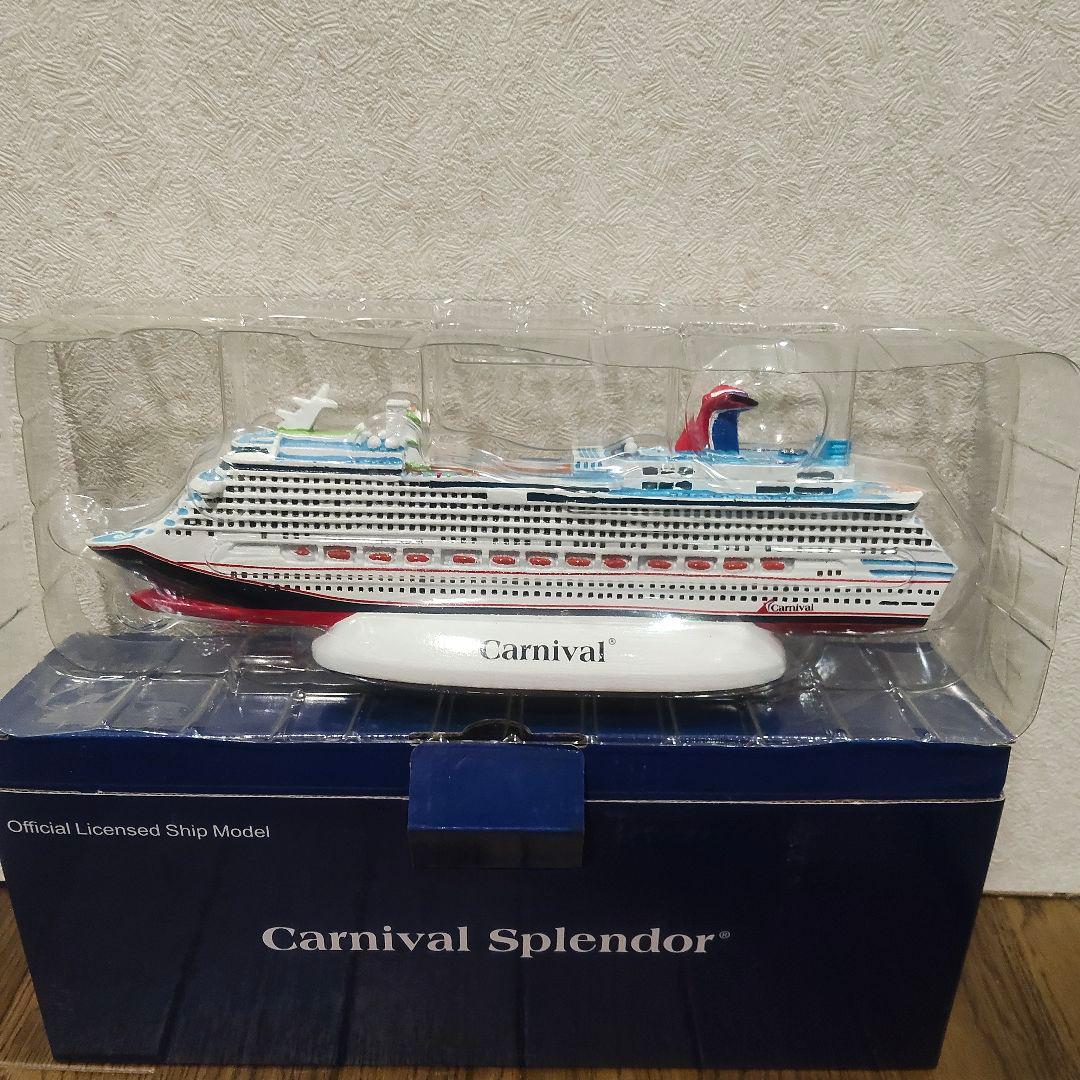 新品　カーニバルクルーズ　豪華客船　模型　置物　客船　クルーズ船　スプレンダー